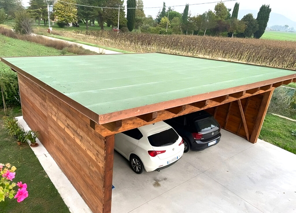 Garage in legno