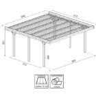 Carport doppio con copertura