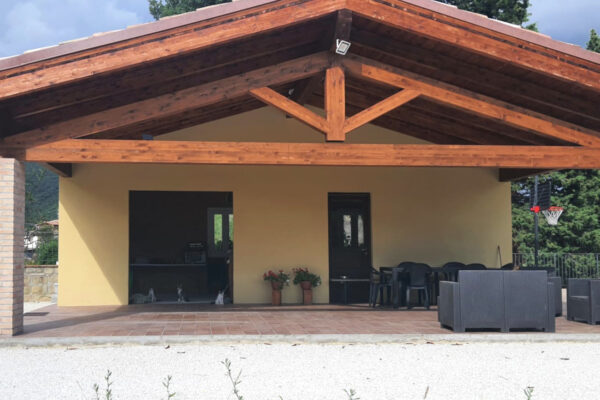 tetto in legno