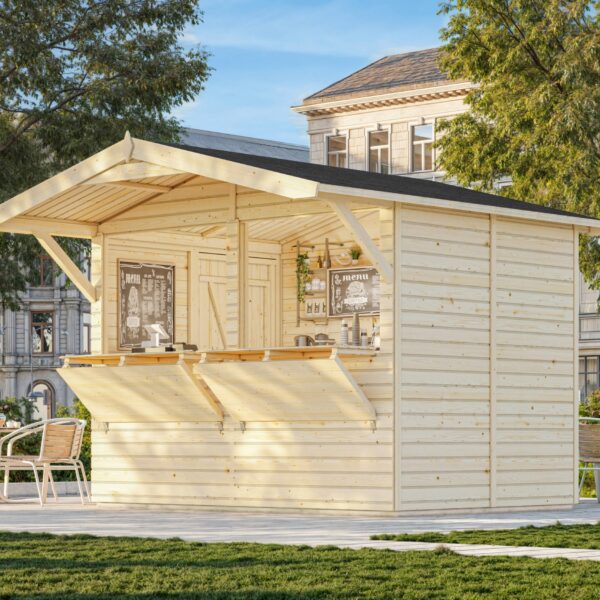 Casetta in legno Stella Alpina cm.256x200