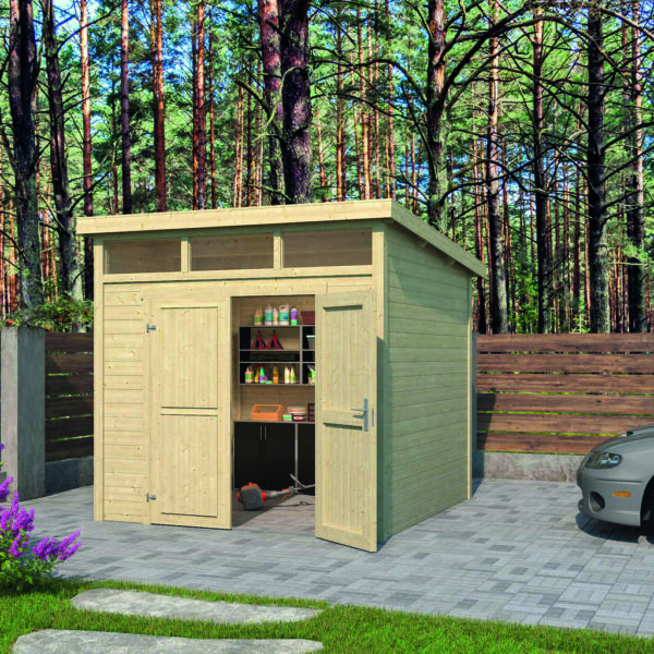 Casetta in legno Kibo 3 cm 250x250 Pavimento incluso