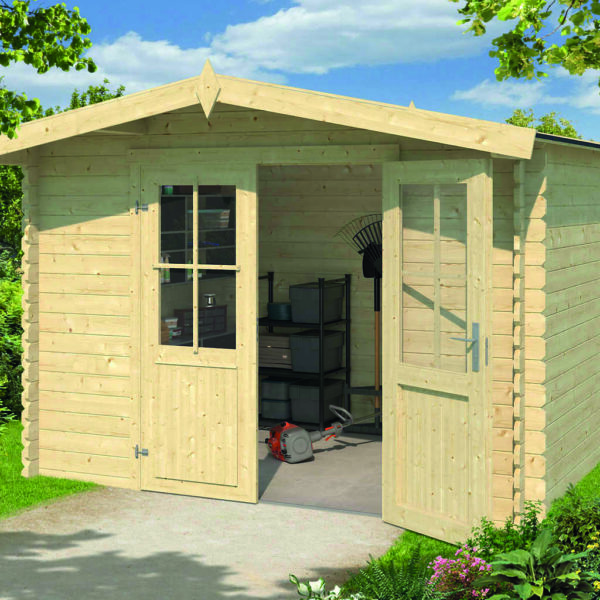 Casetta in legno Baltimore cm 292x230 Pavimento incluso