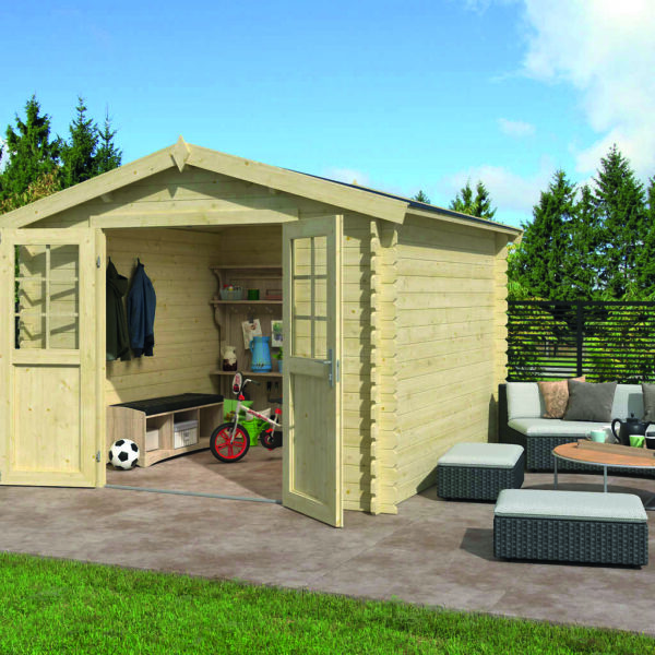Casetta in legno Norah 275 cm 275x275 Pavimento incluso